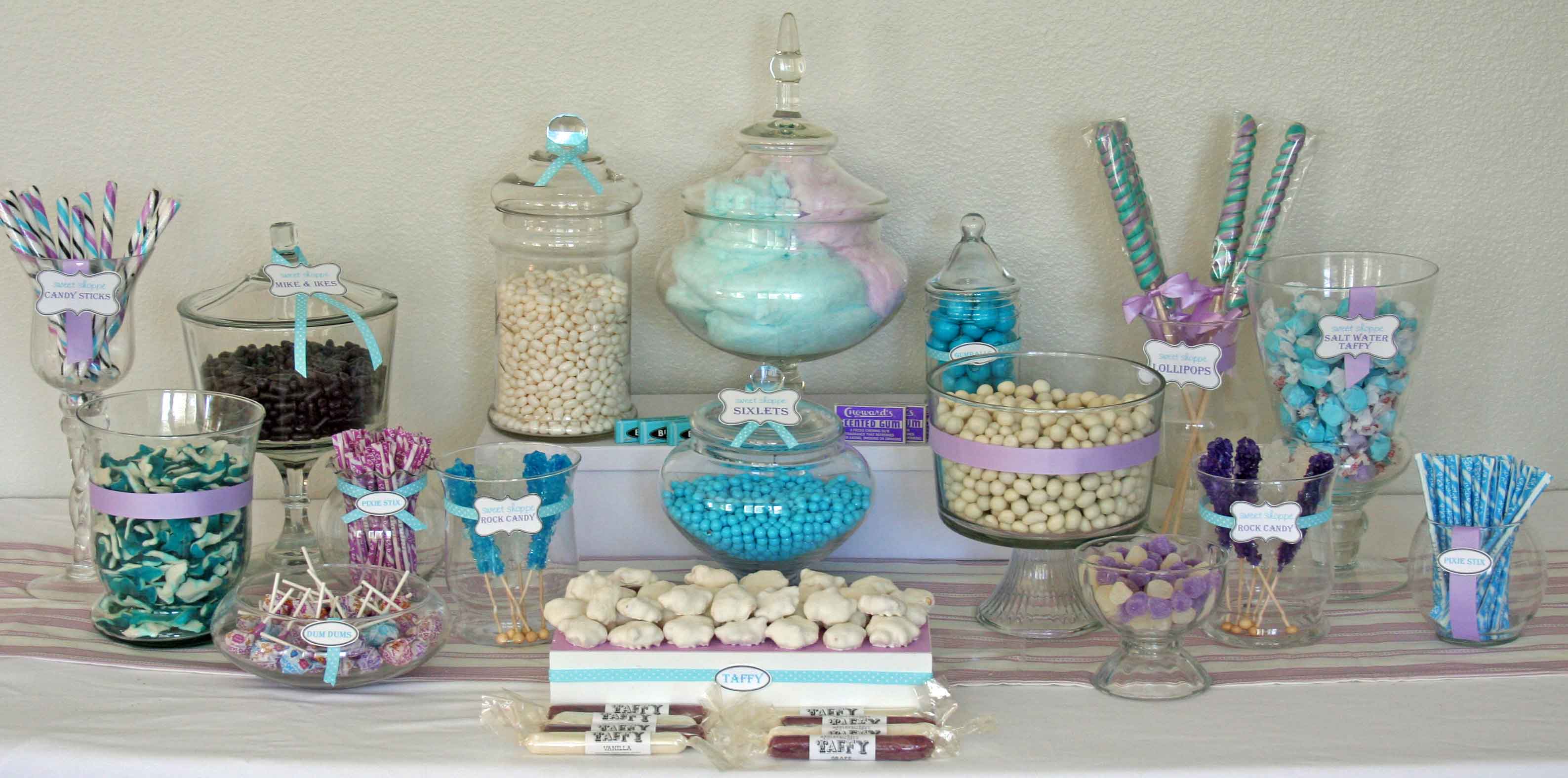 The candy buffet.